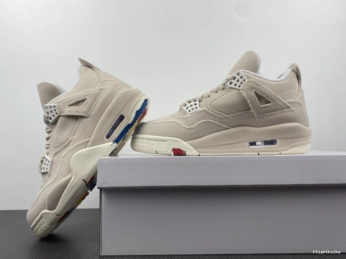 Jordan Retro Blank (W) 4 DQ4909-100 Canvas 1019